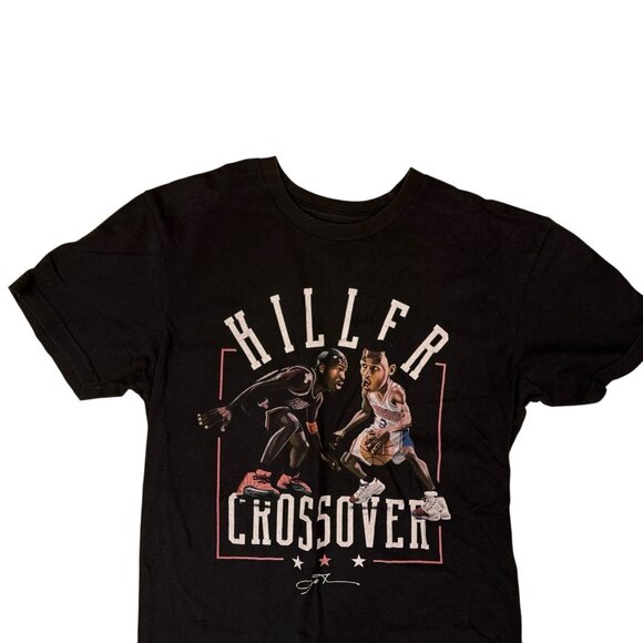 RetroKings Killer Crossover Basketball Graphic T-Shirt Black Size S Streetwear - Picture 2 of 7